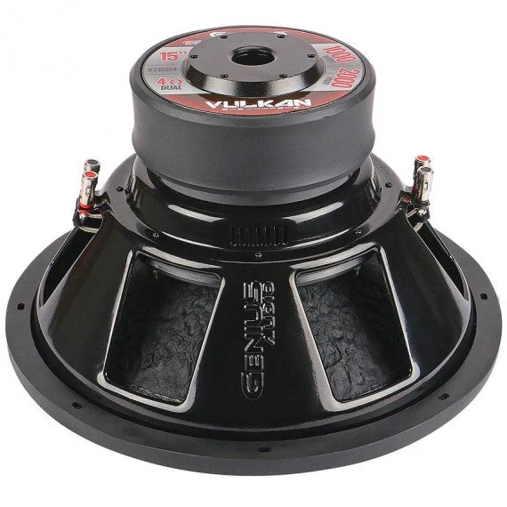V7-15D4 VULKAN SERIES SUBWOOFER 15" 2000 WMAX / 1000 WRMS DOUBLE 4 OHM VOICE COIL ROUND COPPER WIRE - Image 3