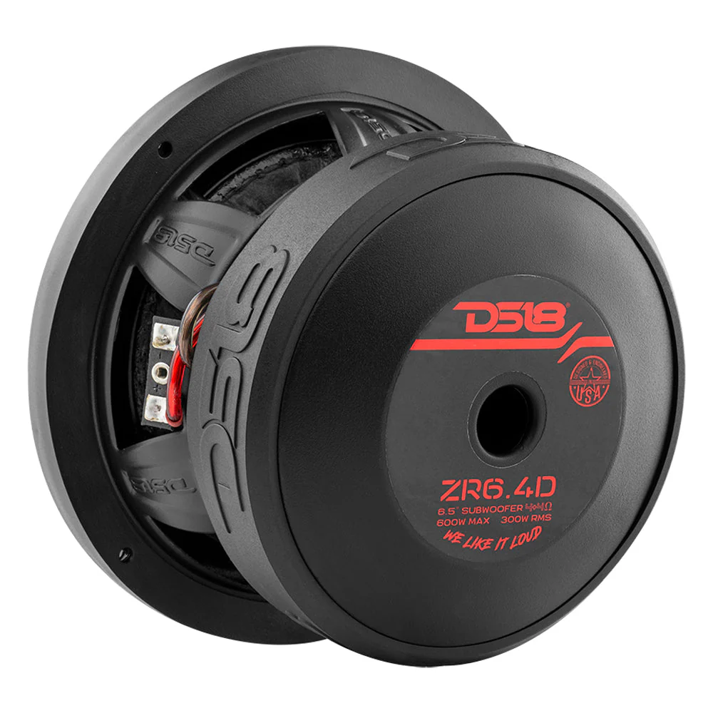 ZR6.4D 6.5" Subwoofer 300 Watts Rms DVC 4-Ohm - Image 4