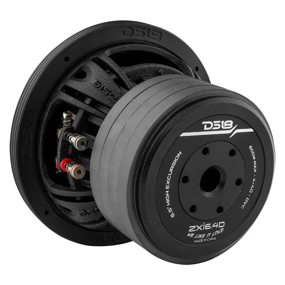 ZXI6.4D 6.5" High Excursion Subwoofer Quad Stacked Magnets 300 Watts Rms DVC 4-Ohm - Image 4